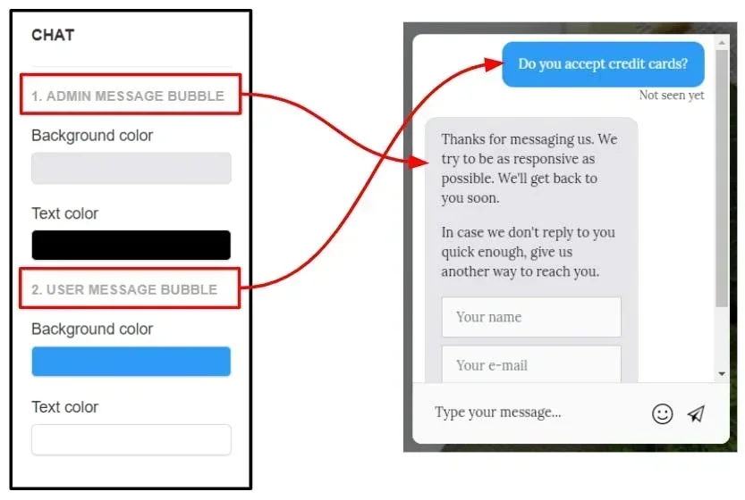 chat colour settings