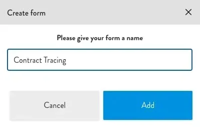 name the new form