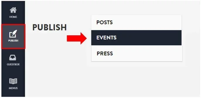 events tab
