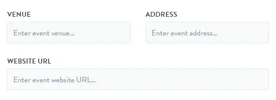 venue details and alternative url