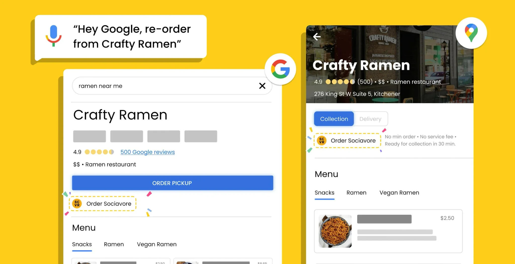 Introducing Commission-Free Orders from Google Search, Maps and Assistant