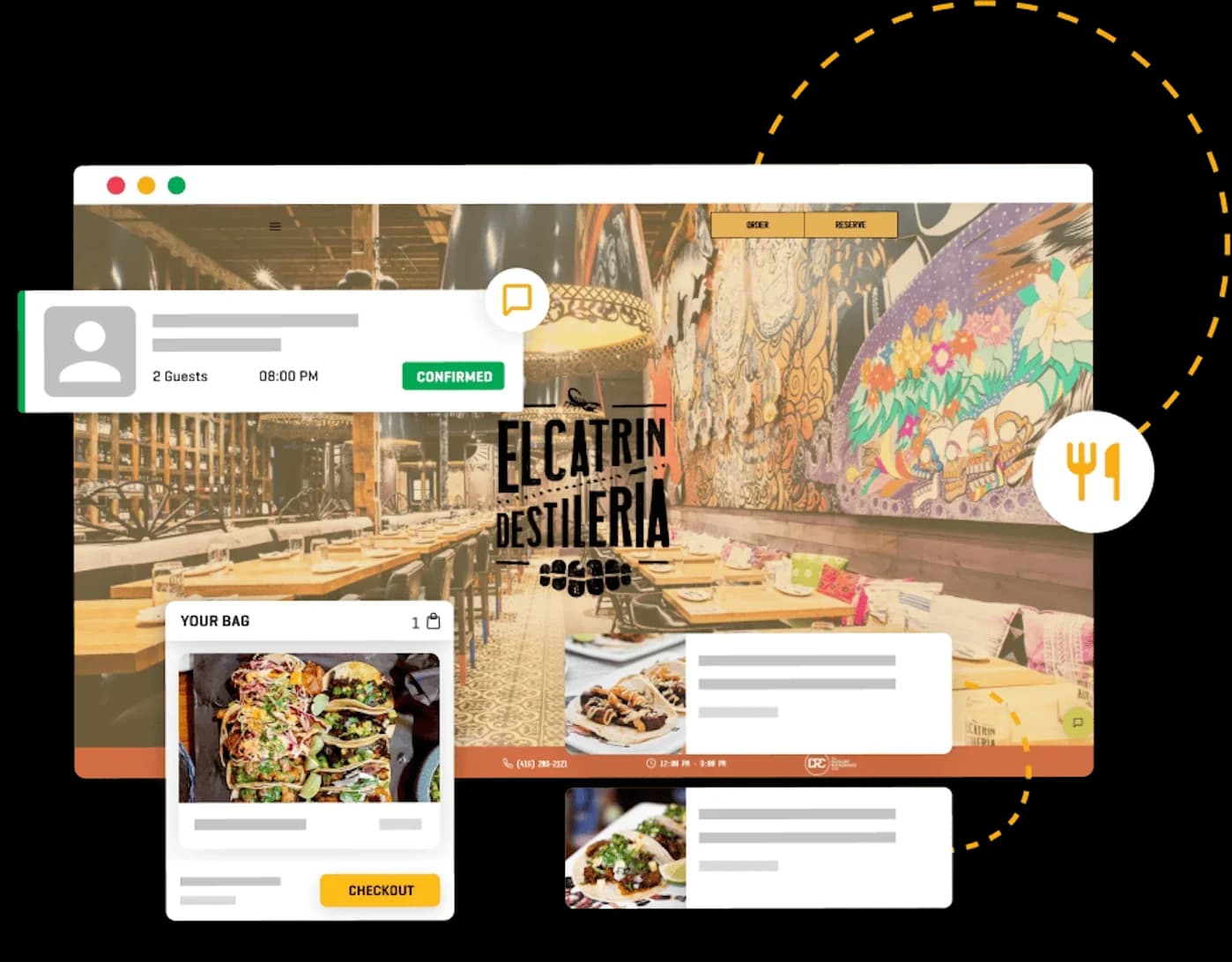 Simply powerful restaurant websites