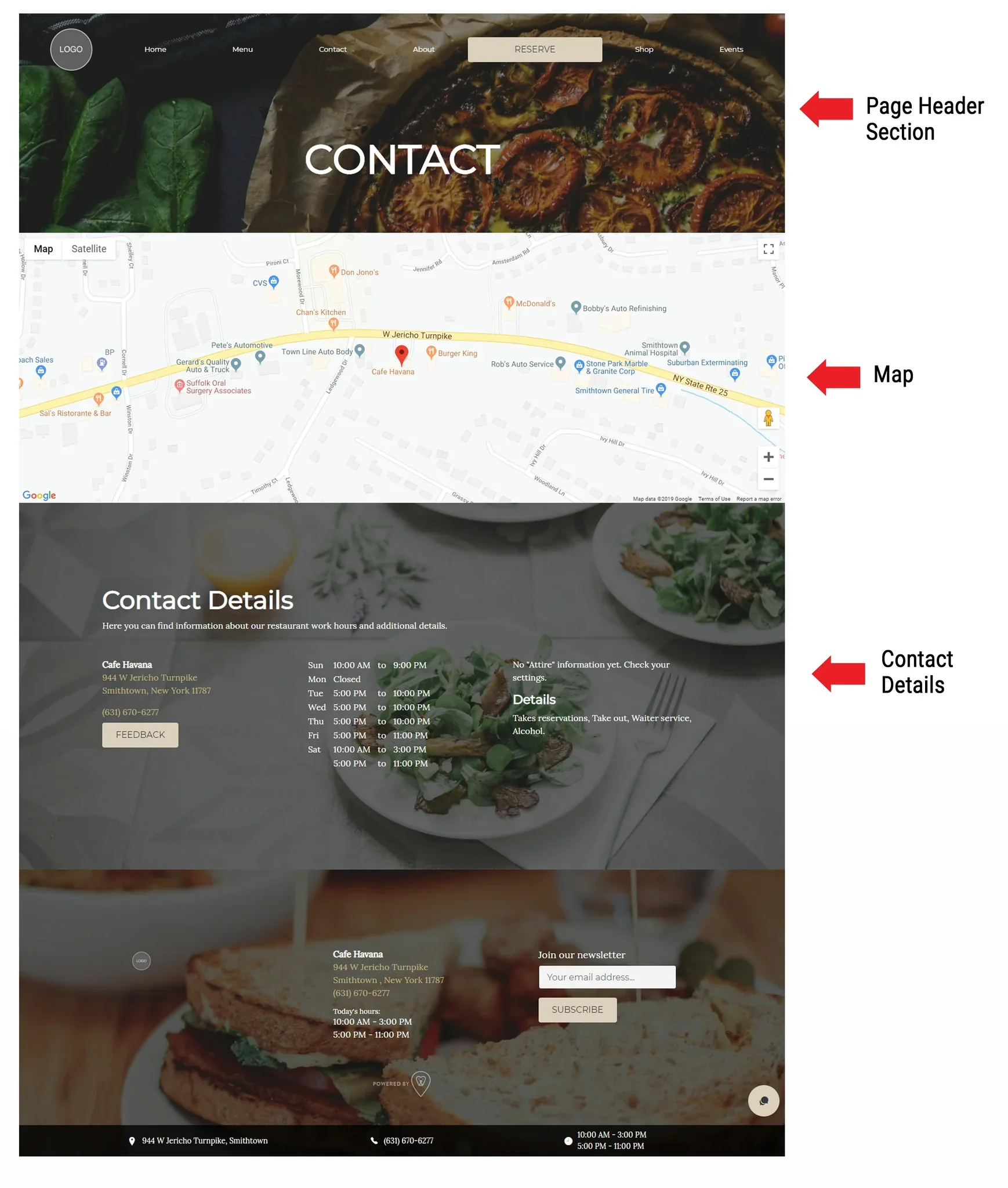 contact page example