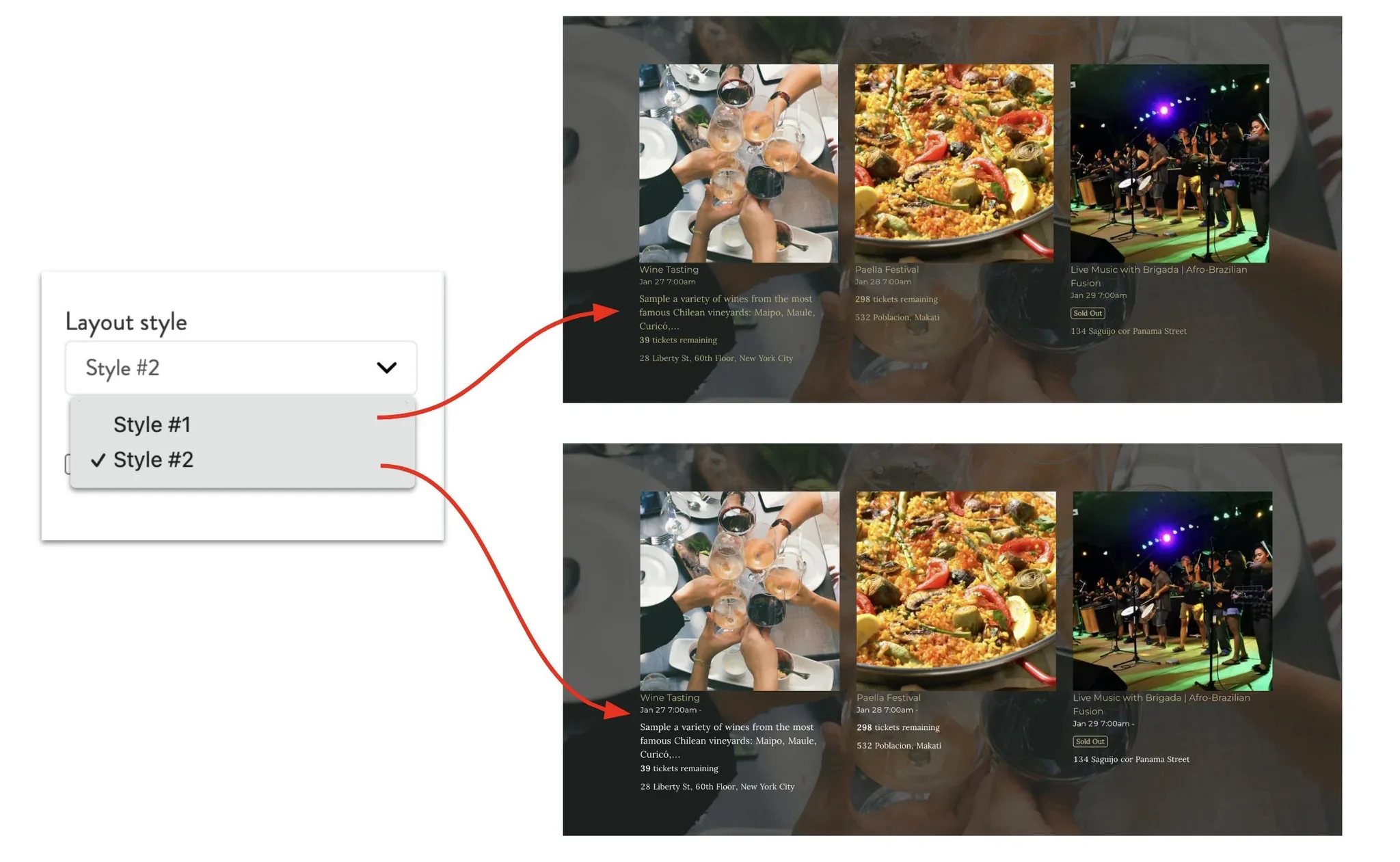 style options example