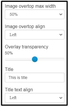 transparency settings