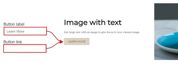 optional button display example