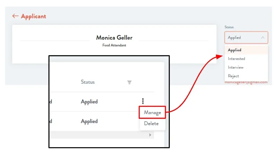 manage each individual application