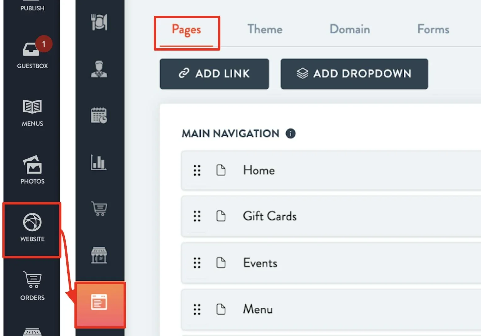 find your pages