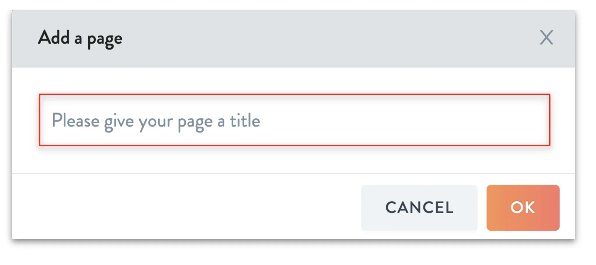 give your page a title