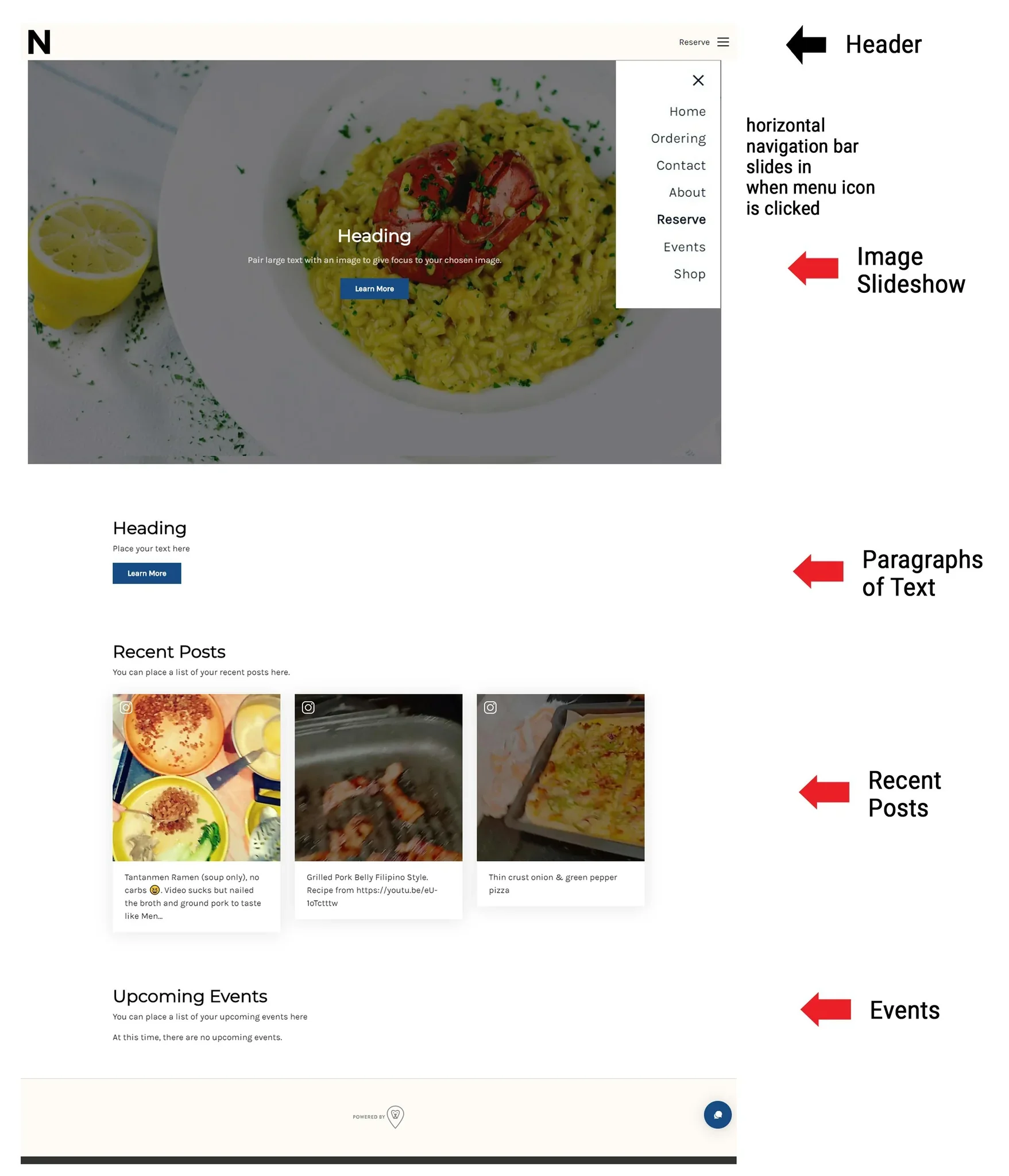 nettle homepage layout