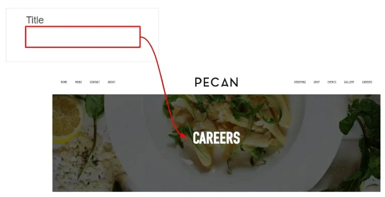 name the page