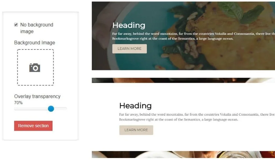 paragraphs with text block in the editor