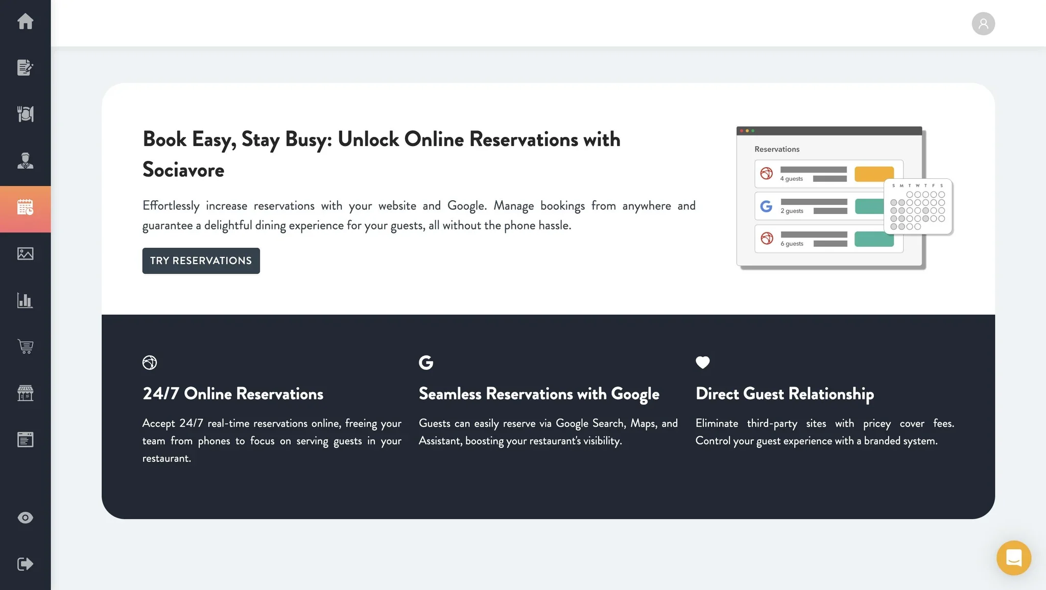 sociavore reservations promo