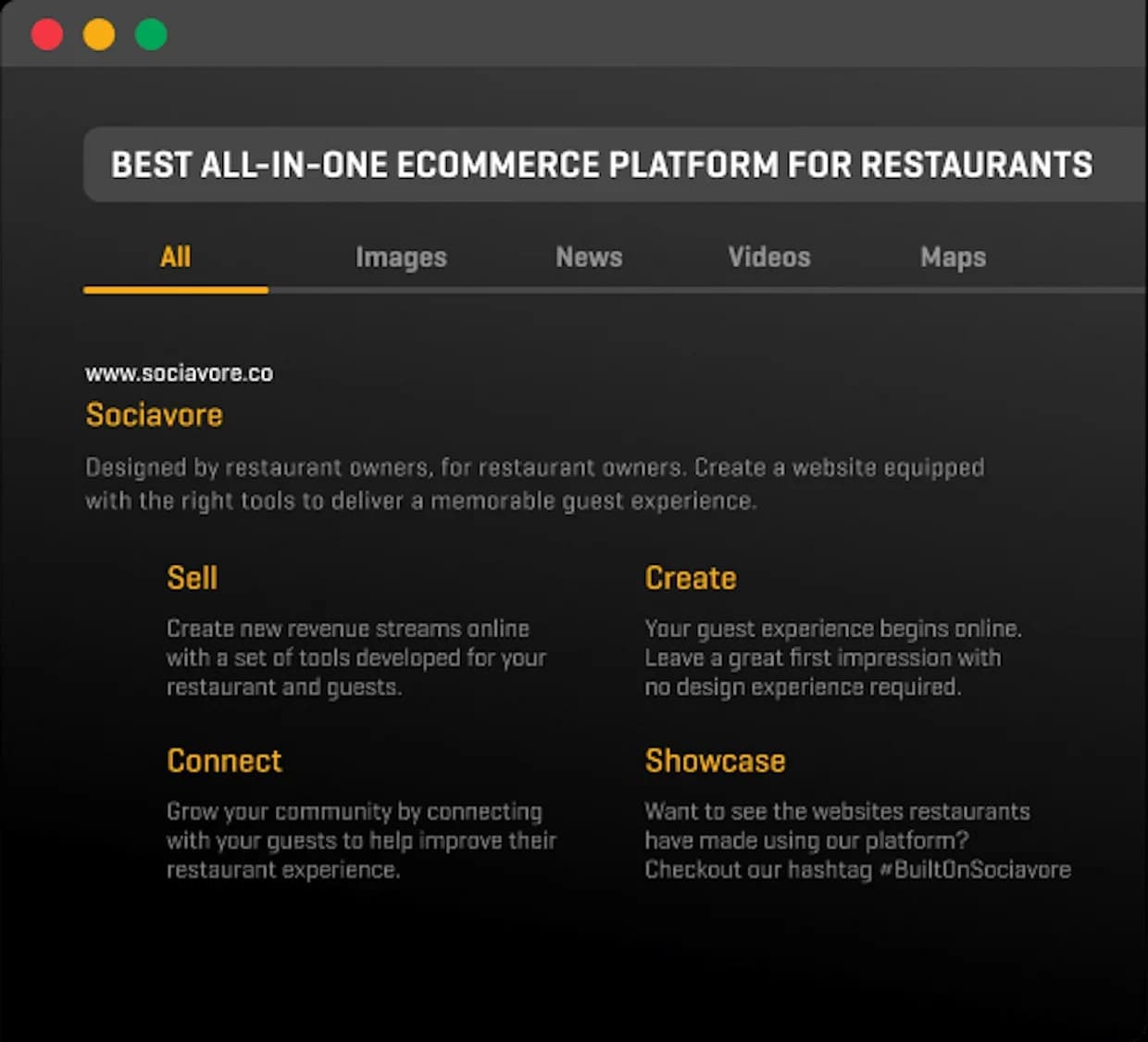 CLIMB TO THE TOP OF SEARCH RESULTS