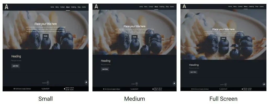 image height options