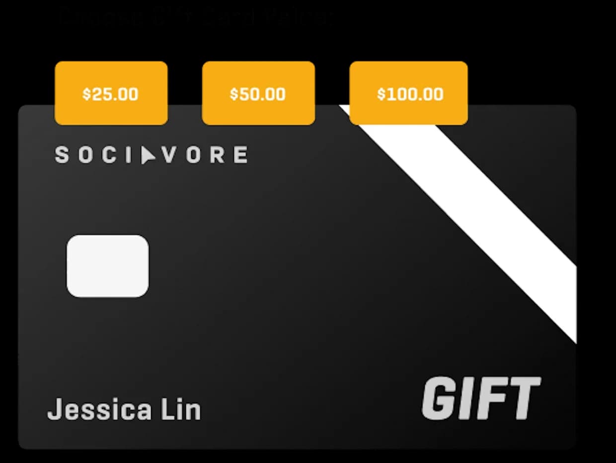 SELL REGULAR GIFT CARDS